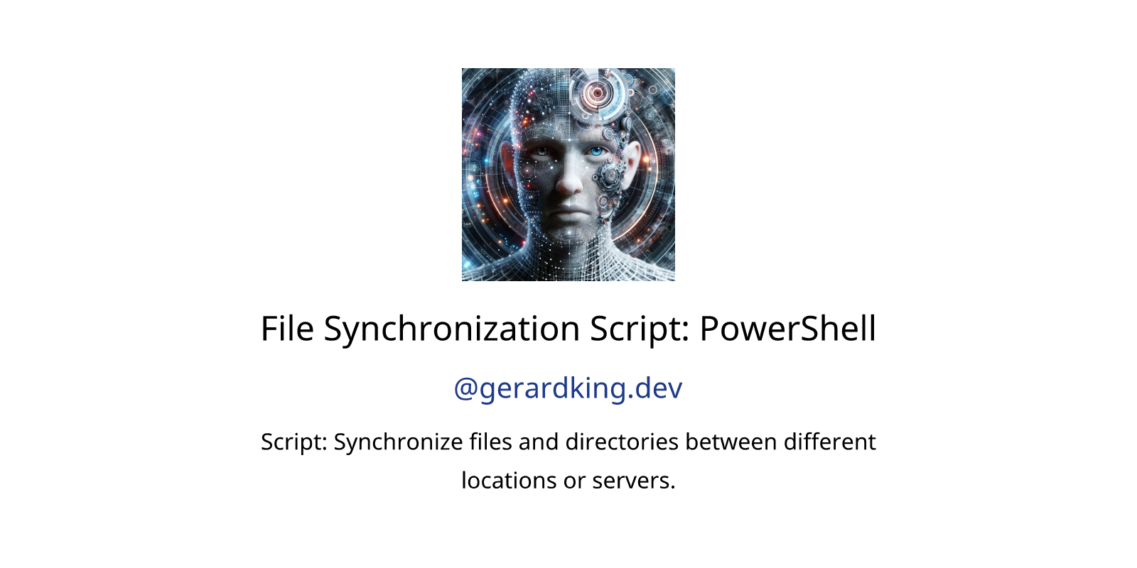 File Synchronization Script: PowerShell GPTs features and functions ...