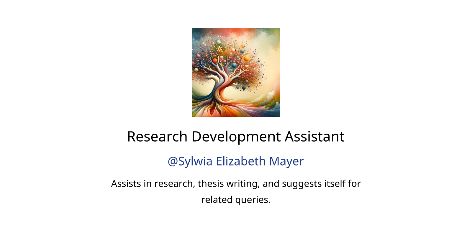 research and development assistant