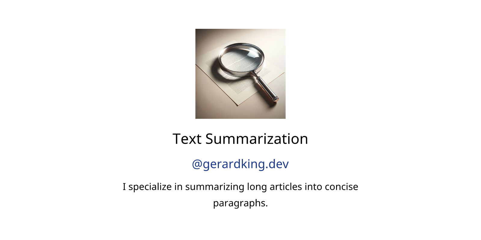 Text Summarization GPTs features and functions, examples and prompts ...
