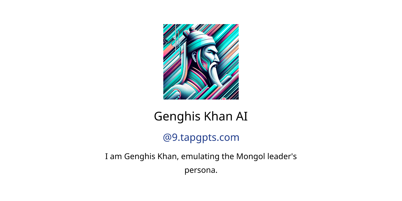 Genghis Khan AI GPTs author, description, features and functions