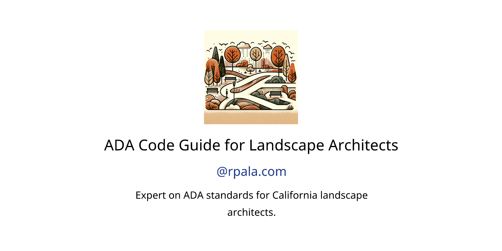 ADA Code Guide for Landscape Architects GPTs author, description, features  and functions, examples and prompts